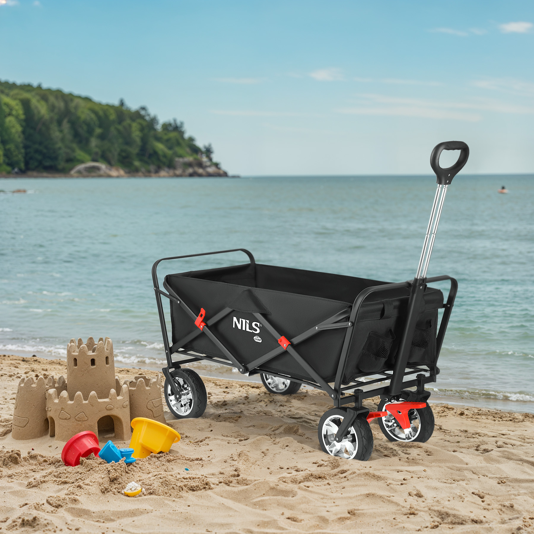 bilde 4 - NC2603 BLACK TROLLEY 120L NILS CAMP