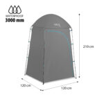 bilde 3 - NC3025 XL TOURIST CHANGING ROOM GREY NILS CAMP