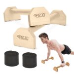 Parallettes i tre 50x12-5x10 cm treningsutstyr for calisthenics styrketrening hjemmetrening