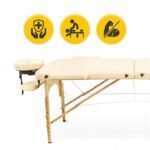 REHABILITERING MASSASJEBORD SENG BÆRBAR SAMMENLEGGBAR JUSTERBAR - TREKK