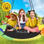 Storkereir huske for barn 120 cm vanntett og justerbar XXL hagehuske for utendørs lek