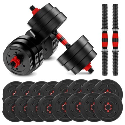 Regulerbare bitum-dumbbells 0–30 kg – nytt sett i originalemballasje