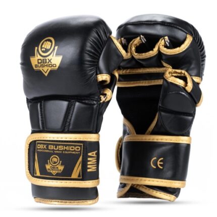 DBX BUSHIDO Master Gold Valor Series MMA-hansker – høy beskyttelse