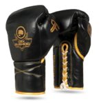 DBX BUSHIDO ProFighter Gold Legacy Series boksehansker ekte lær premium snu