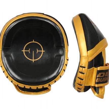 DBX BUSHIDO Trainer’s Paws i ekte lær – 19 × 26 cm – premium beskyttelse