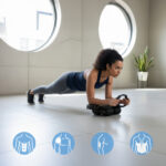 bilde 2 - KA40 AUTOMATIC ABDOMINAL MUSCLE EXERCISE WHEEL WITH DISPLAY HMS