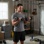 bilde 2 - HL02 ADJUSTABLE DUMBBELLS BLACK 2 x 5 KG HMS