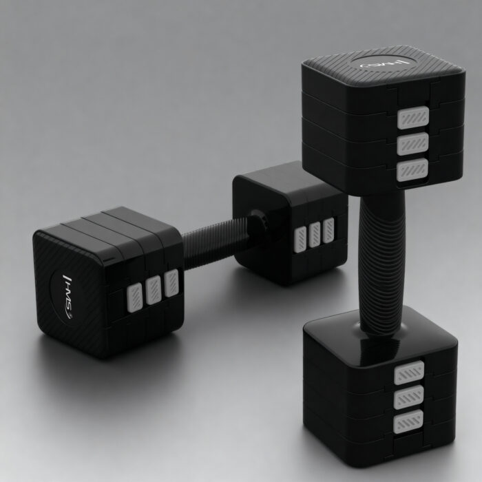 bilde 7 - HL02 ADJUSTABLE DUMBBELLS BLACK 2 x 5 KG HMS