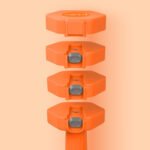 bilde 9 - HL03 ADJUSTABLE DUMBBELLS ORANGE 2 x 2.5 KG HMS