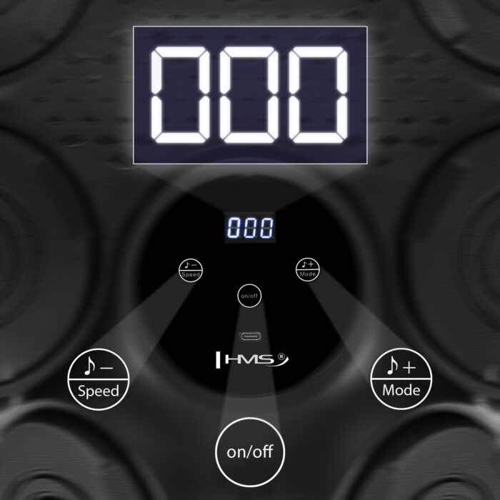 bilde 3 - TB30 INTELLIGENT MUSIC BOXING MACHINE WITH BLUETOOTH AND BOXING GLOVES HMS