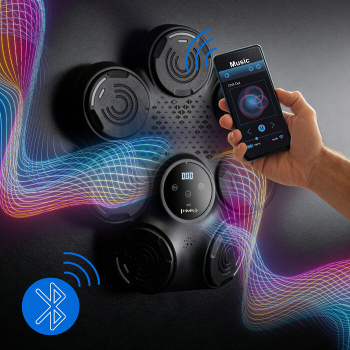 bilde 4 - TB30 INTELLIGENT MUSIC BOXING MACHINE WITH BLUETOOTH AND BOXING GLOVES HMS