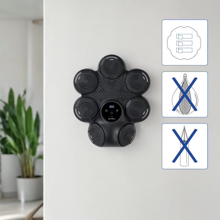 bilde 5 - TB30 INTELLIGENT MUSIC BOXING MACHINE WITH BLUETOOTH AND BOXING GLOVES HMS