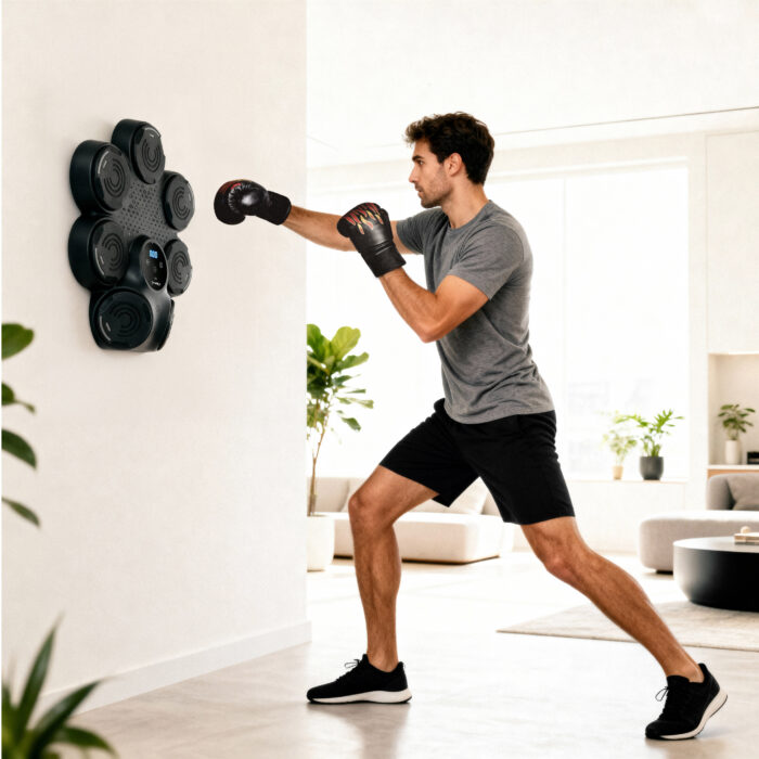 bilde 6 - TB30 INTELLIGENT MUSIC BOXING MACHINE WITH BLUETOOTH AND BOXING GLOVES HMS