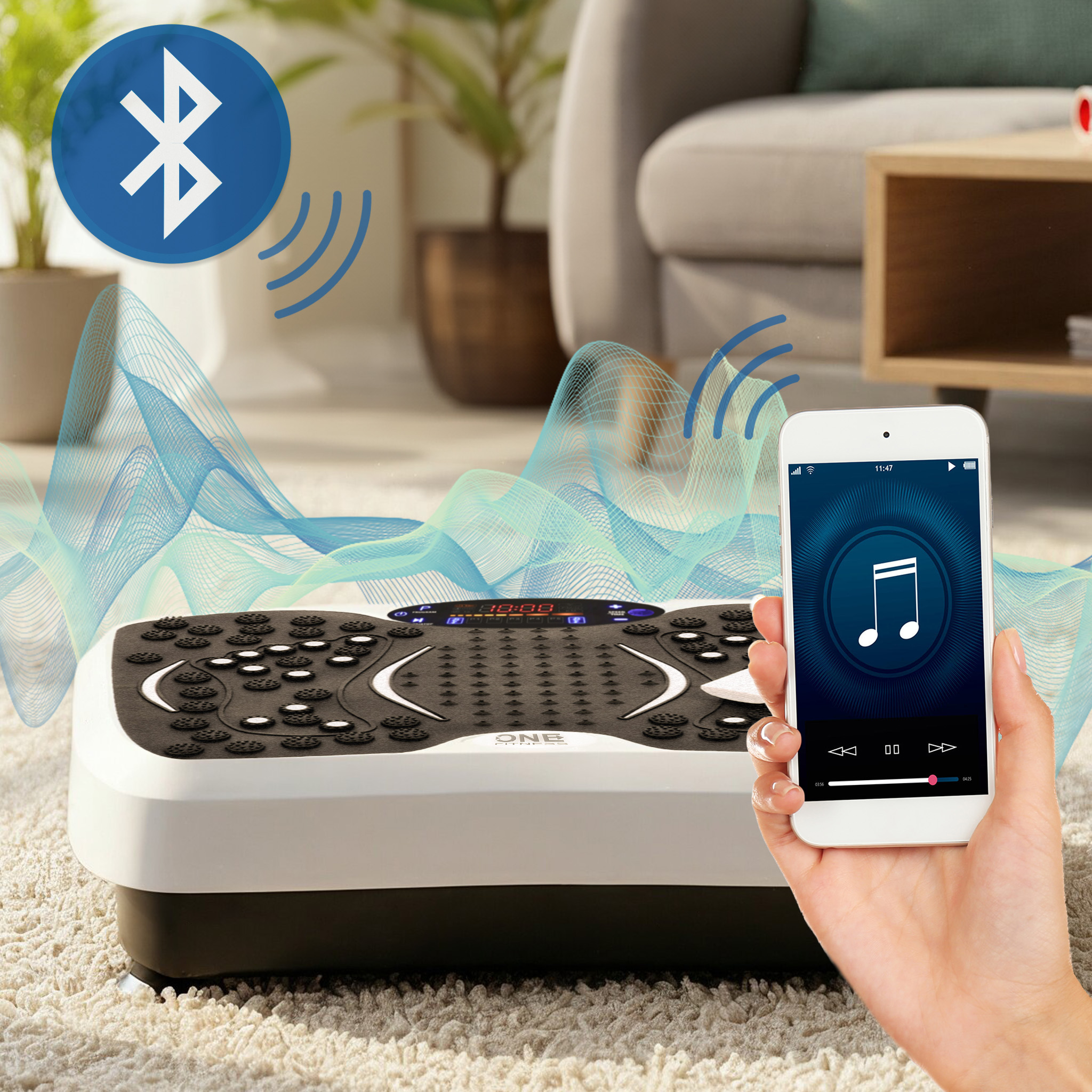 bilde 6 - SVP08 VIBRATION PLATFORM ONE FITNESS