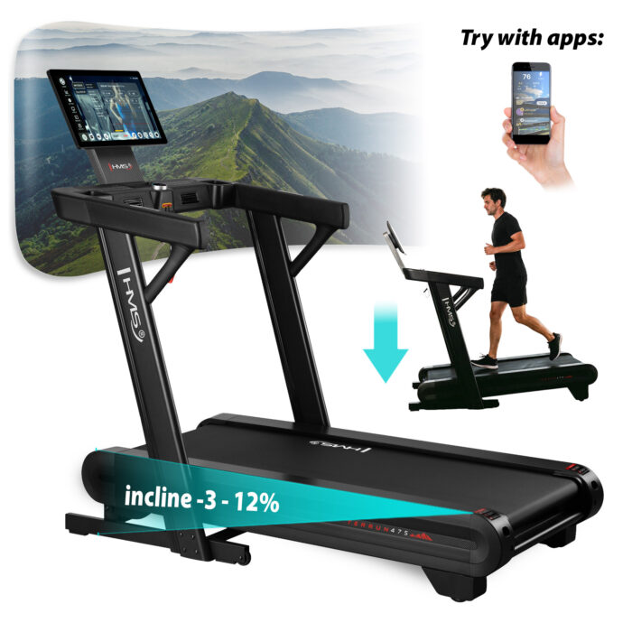 bilde 1 - TERRUN475 HOME TREADMILL WITH INCLINE AND DECLINE ADJUSTMENT HMS