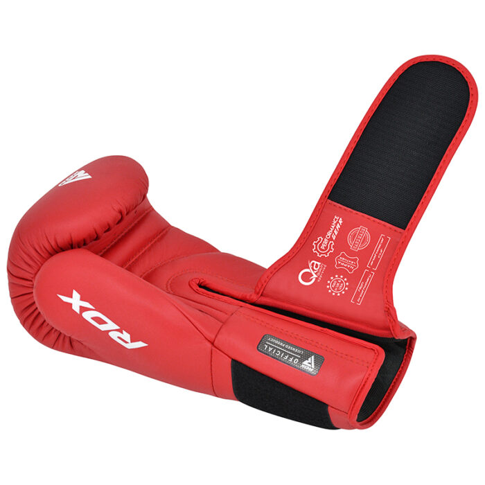 bilde 4 - BOKSEHANSKER LÆR IBA GODKJENT-1 RØD-12OZ