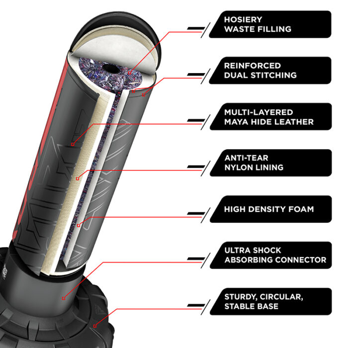 bilde 3 - FREE STANDING PUNCH BAG F6 RED-6FT