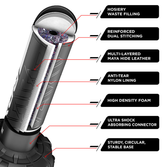 bilde 3 - FREE STANDING PUNCH BAG F6 WHITE-6FT