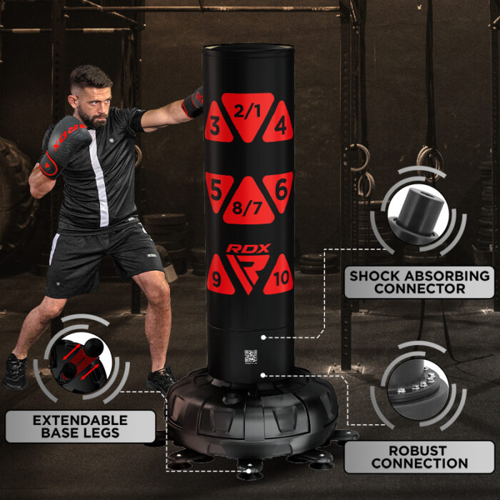 bilde 3 - FREE STANDING ADULTS PUNCH BAG TARGET RED-6FT