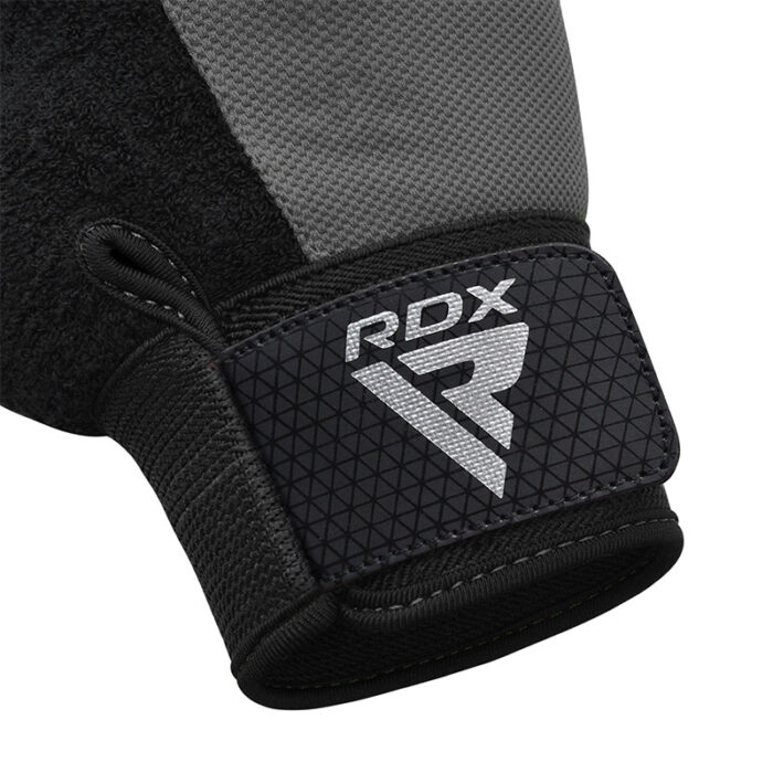 bilde 4 - GYM VEKTLØFTINGSHANSKER W1 HALV GRÅ PLUS-XL