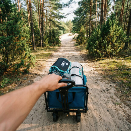 bilde 2 - NC4306 FOLDING CAMPING WAGON TURQUOISE 70L NILS CAMP