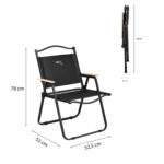 bilde 6 - NC4307 BLACK FOLDING CHAIR NILS CAMP
